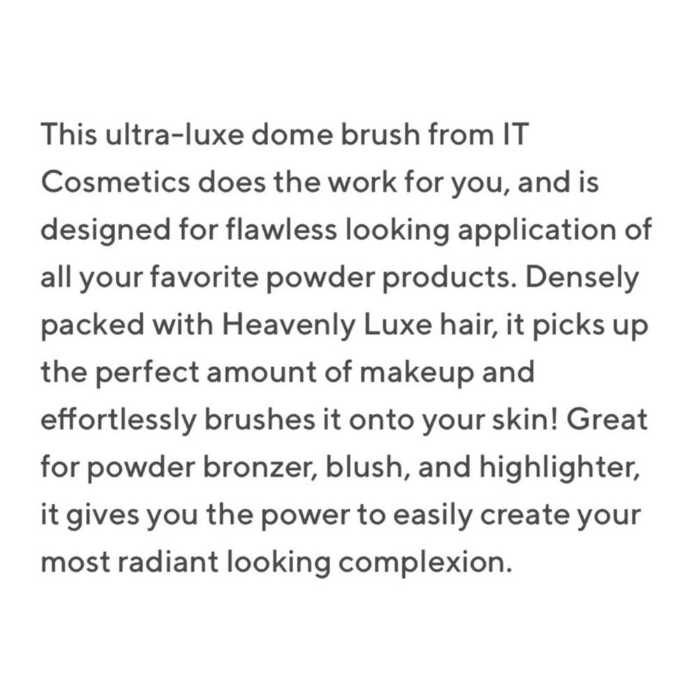New IT Cosmetics Heavenly Luxe Radiance Brush #14 - Picture 5 of 9